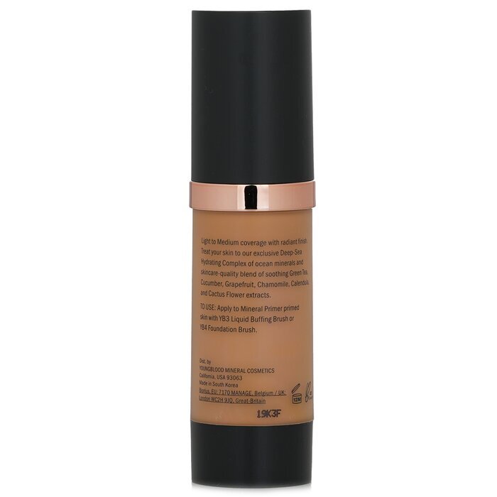 Youngblood Liquid Mineral Foundation - Zonnebrand 30ml