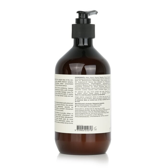 Aesop Rose Haar- en hoofdhuidbevochtigend masker (voor alle haartypes) 500 ml/17,64 oz