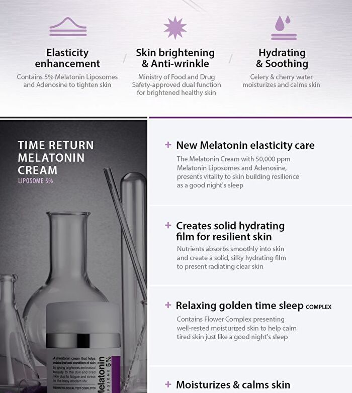 Time Return Melatonin Cream - 50g