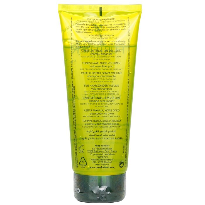Rene Furterer Volumea Volumizing Shampoo (For Fine and Limp Hair) 200ml