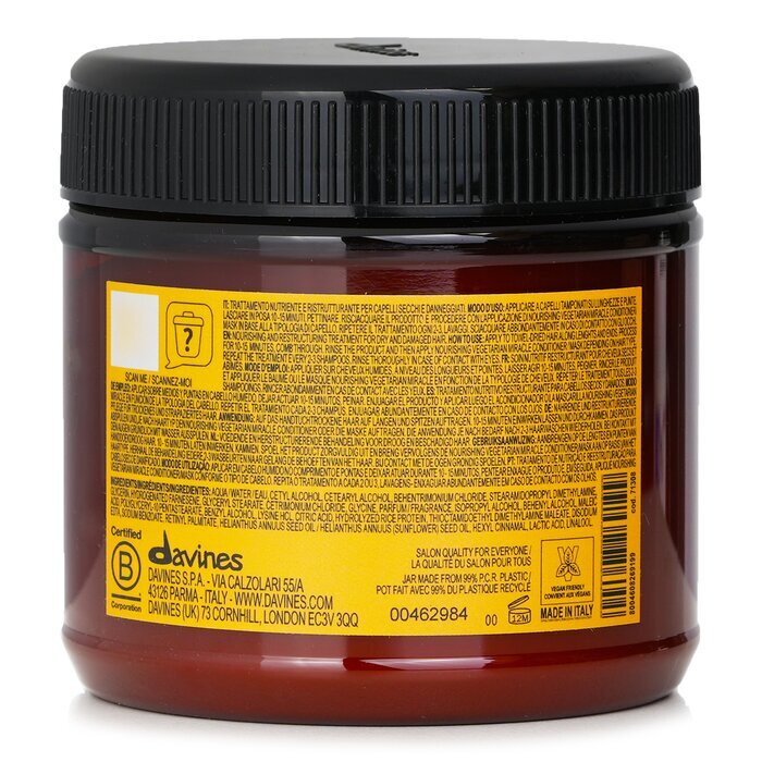 Davines Natural Tech Nourishing Hair Building Pak (voor droog, beschadigd haar) 250 ml/8,79 oz