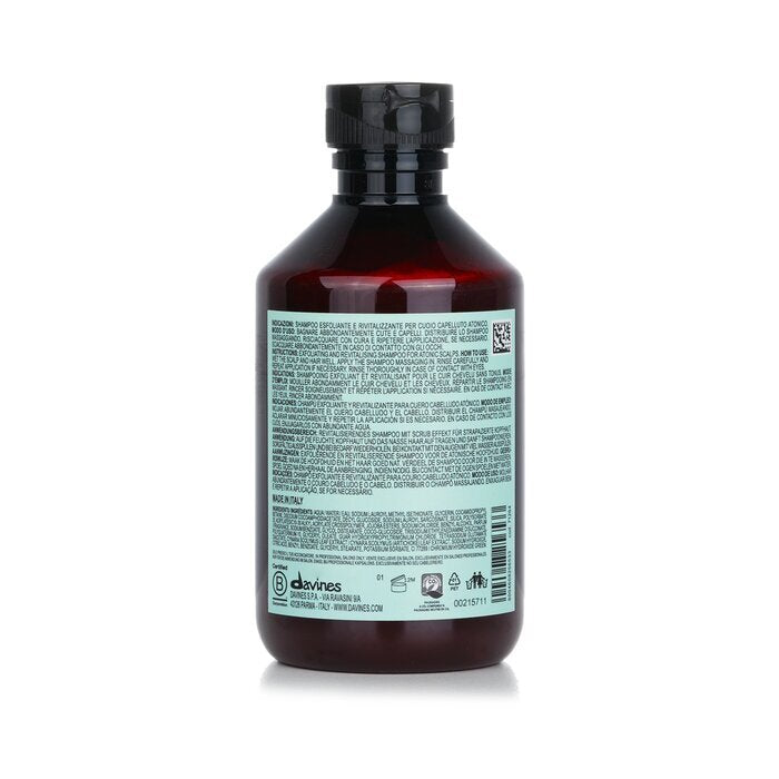 Davines Natural Tech Detoxifying Scrub Shampoo (voor een atonische hoofdhuid) 250 ml