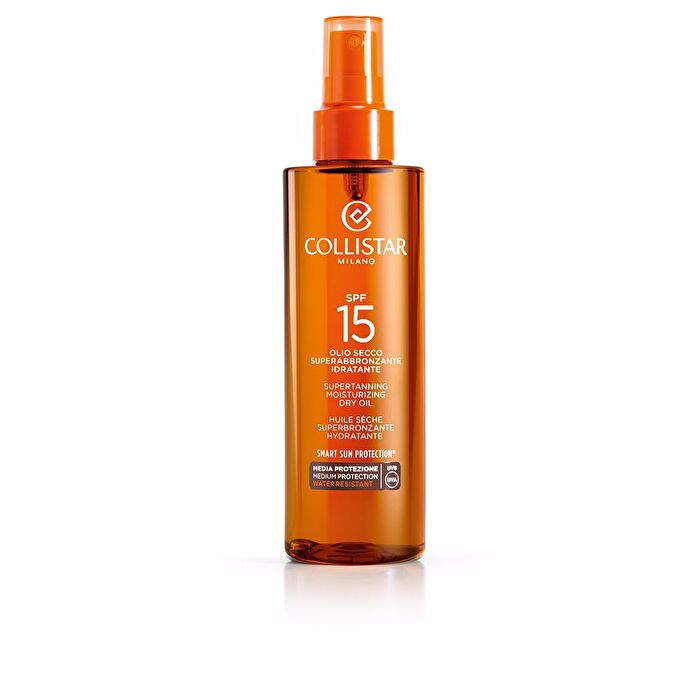 Collistar Supertanning Dry Oil Spf15 Hydraterende Droge Olie 200ml