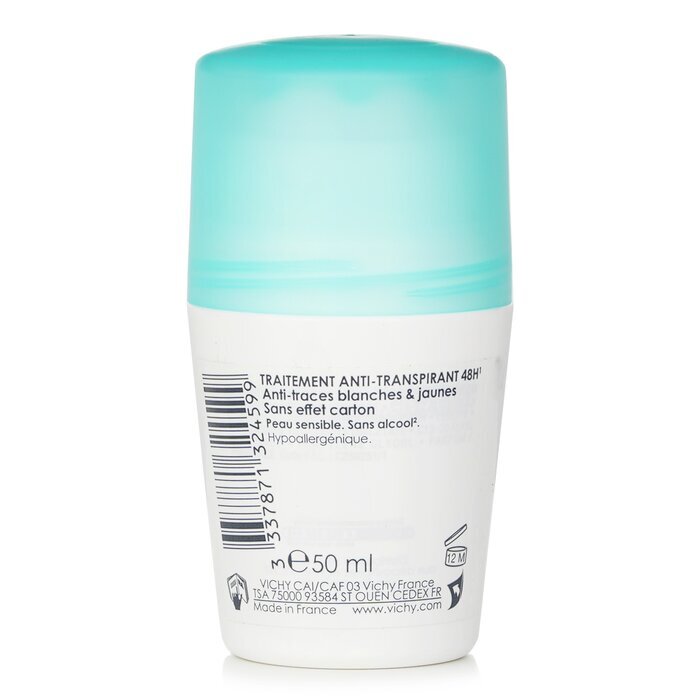 Vichy 48Hr Anti-transpirant Roll-On - Geen witte en gele vlekken (voor de gevoelige huid) 50 ml/1,69 oz