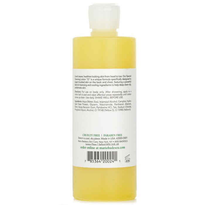 Mario Badescu Special Cleansing Lotion O (alleen voor borst en rug) - voor alle huidtypen 472 ml