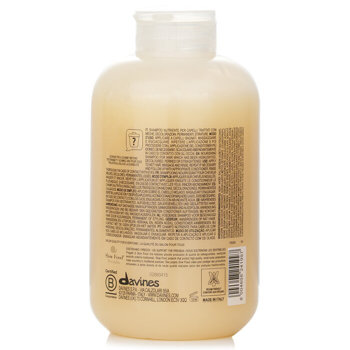 Davines Nounou Nourishing Shampoo (voor sterk bewerkt of broos haar) 250 ml/8,45 oz