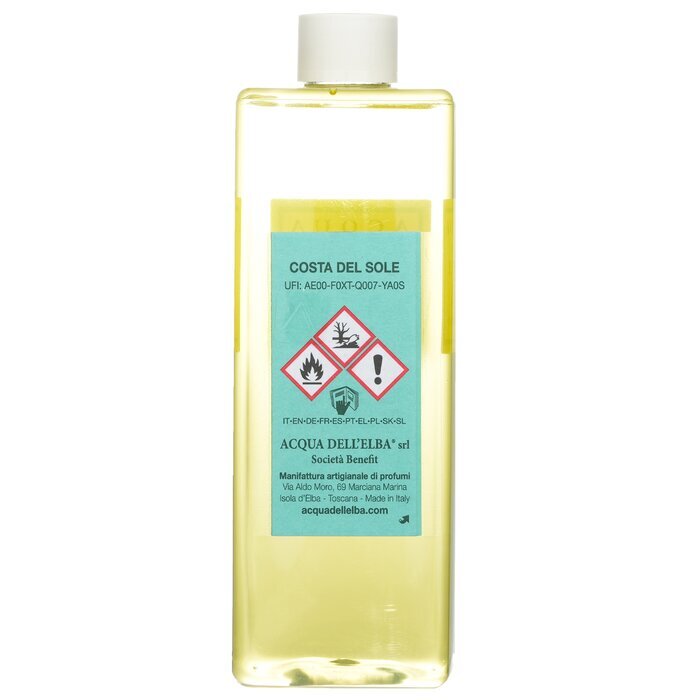 Acqua Dell'Elba Huisgeurverspreider Navulling - Costa Del Sole 500ml