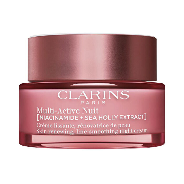 Clarins Multi-Active Nuit (Niacinamide + Zeedistelextract) Huidvernieuwende, lijntjesverzachtende nachtcrème Alle huidtypen 50 ml/1,7 oz