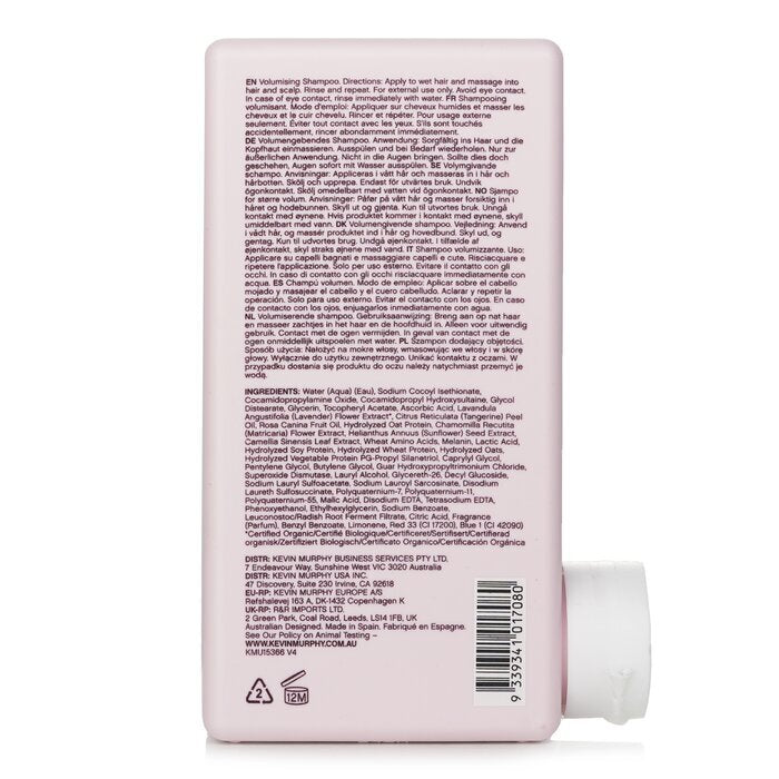 Kevin Murphy Angel.Wash (een volumegevende shampoo - voor fijn, droog of gekleurd haar) 250 ml/8,4 oz