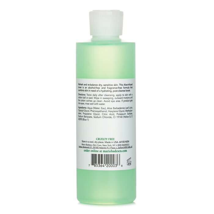 Mario Badescu Aloë Vera Toner - Voor droge/gevoelige huidtypes 236 ml/8 oz