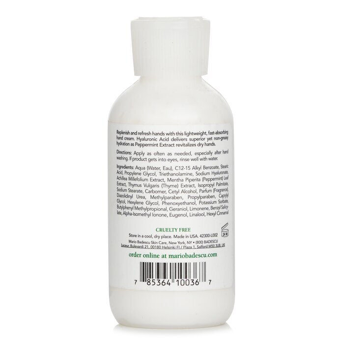 Mario Badescu Hydraterende Handcrème - Voor alle huidtypen 118 ml/4 oz