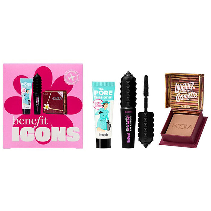 Benefit Icons Make-upset The Porefessional Primer 7 5ml / Badgal Bang! Mascara 4G / Hoola Bronzer 2 5G 14g