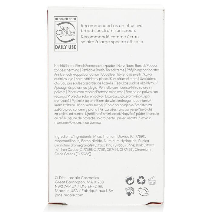 Jane Iredale Powder Me Navulbare Kwast (1x Kwast, 2x Navullingen) - Doorschijnend 2x2,5g