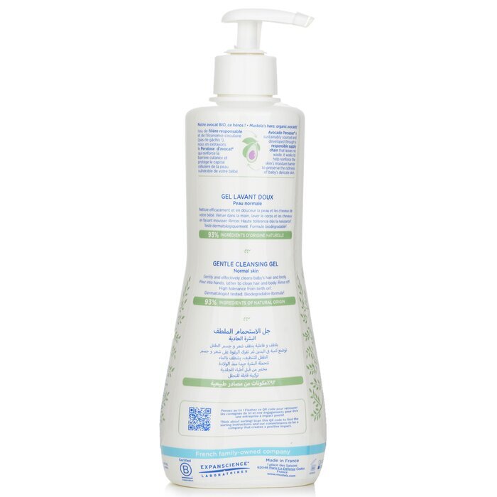 Mustela Zachte Reinigingsgel - Haar & Lichaam 500ml/16.9oz