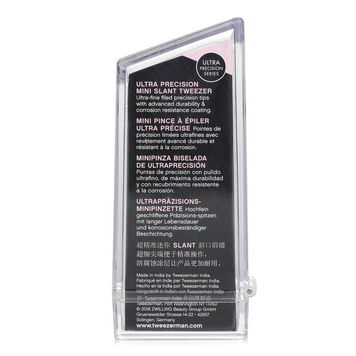 Tweezerman Mini Slant Tweezer Ultra Precision (met tincoating) (Studiocollectie)