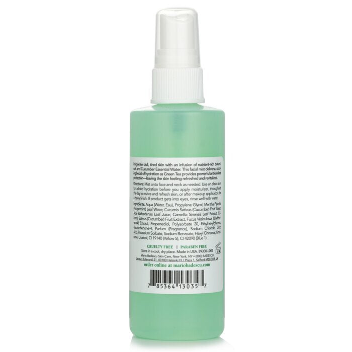 Mario Badescu Gezichtsspray met Aloë, Komkommer en Groene Thee - Voor Alle Huidtypen 118ml/4oz