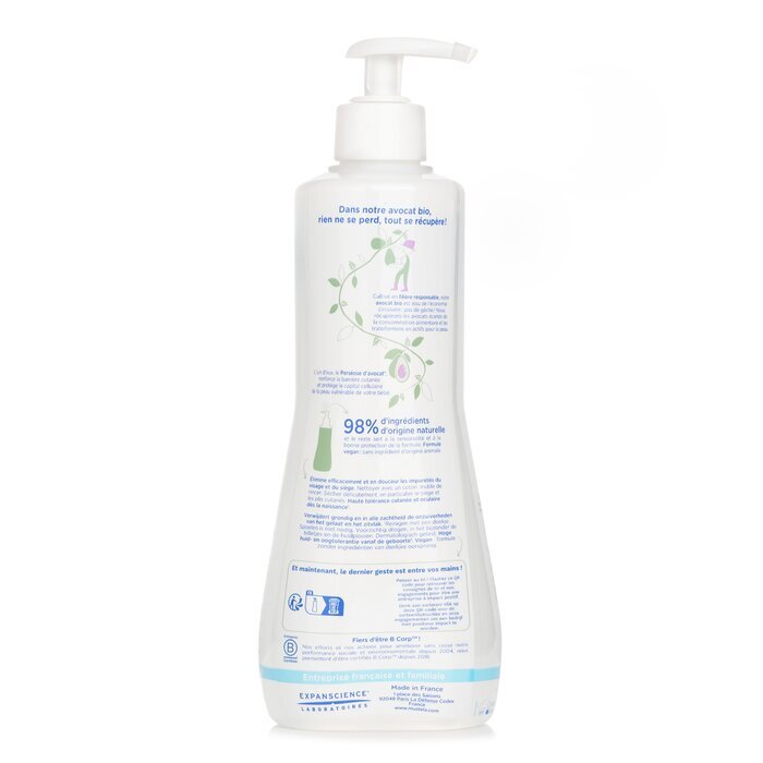 Mustela Reinigingswater zonder afspoelen (gezicht en luierzone) - voor de normale huid (willekeurige verpakking) 500 ml