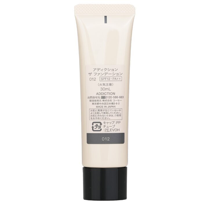 ADDICTION The Foundation SPF 12 - # 012 (zand) 30 ml / 1,1 oz