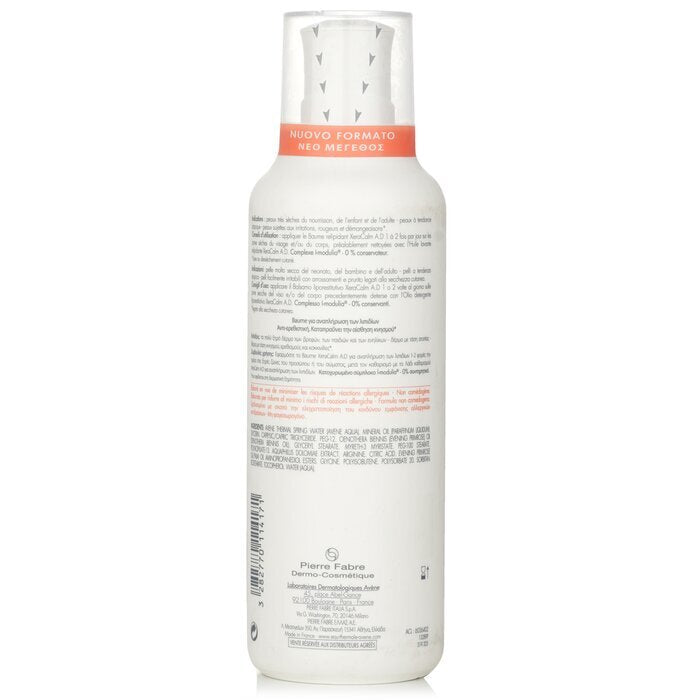 Avene XeraCalm AD Lipidenaanvullende Balsem - Voor Zeer Droge Huid met Neiging tot Atopische Dermatitis of Jeuk 400ml