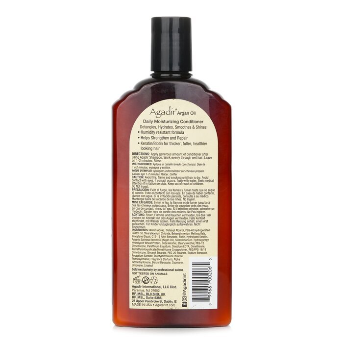 Agadir Argan Oil Dagelijkse Hydraterende Conditioner (Ideaal voor Alle Haartypes) 366ml/12.4oz