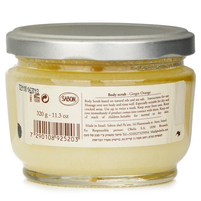 Sabon Body Scrub - Gember Sinaasappel 320g/11.3oz