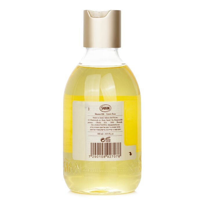 Sabon Doucheolie - Groene Roos (Plastic Fles) 300ml/10.5oz