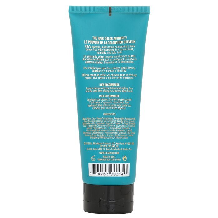 Rita Hazan Smoothing Crème (voor pluisvrije föhnpartijen) 100 ml/3,4 oz
