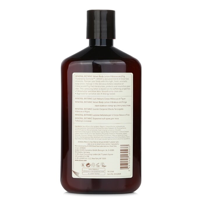Ahava Mineral Botanic Velvet Body Lotion - Hibiscus & Vijg 500ml