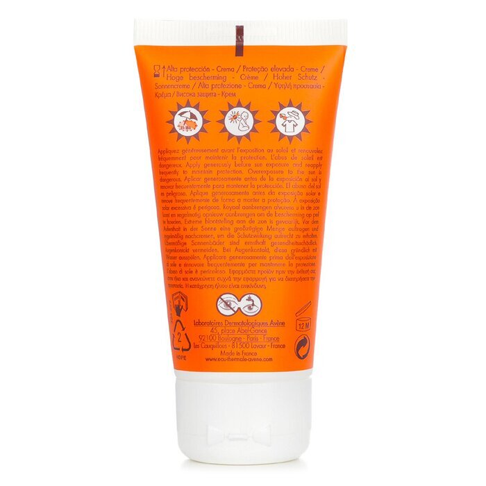 Avene High Protection Comfort Cream SPF 30 - Voor de droge, gevoelige huid 50 ml