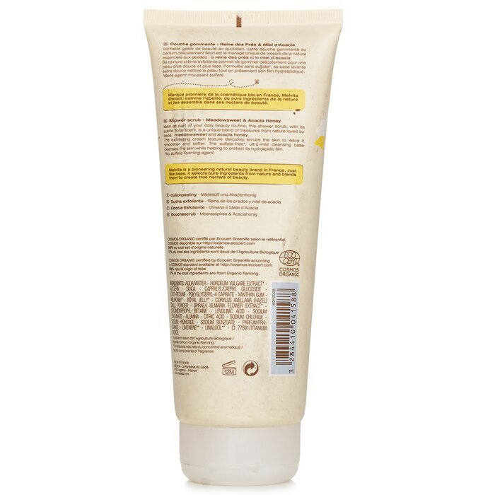 Melvita Meadowsweet & Acacia Honing Douche Scrub 200ml/6.7oz