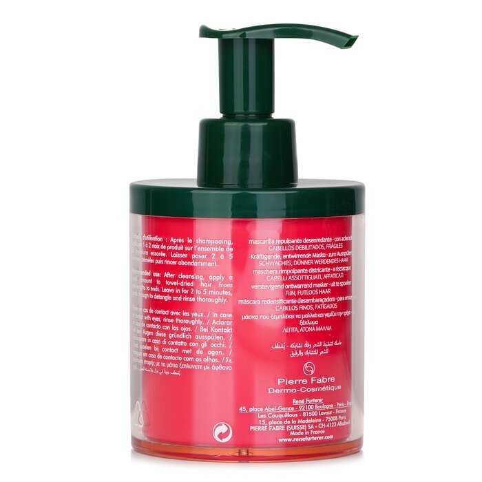 Rene Furterer Tonucia Natural Filler Replumping Conditioning Mask (Dun, verzwakt haar) 200 ml/6,7 oz