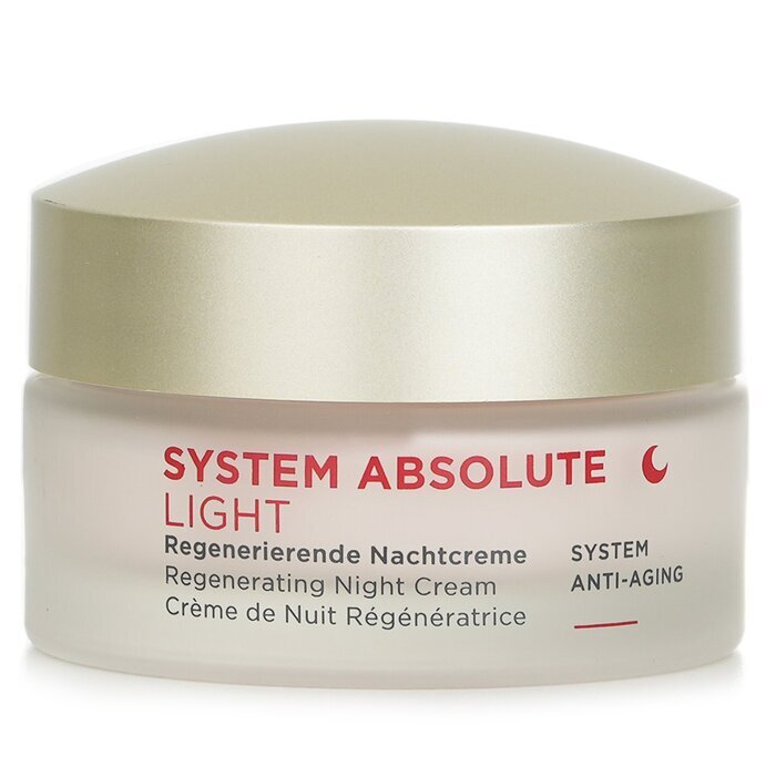 Annemarie Borlind System Absolute System Anti-Aging Regenerating Night Cream Light - Voor de rijpere huid 50ml