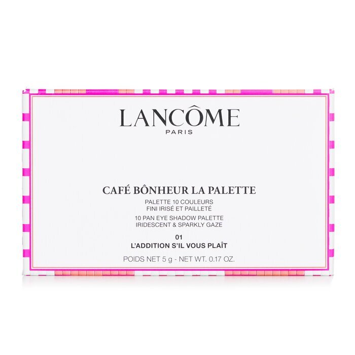 Lancome Cafe Bonheur La Palette (10x Oogschaduw) (Limited Edition) - 01 L'Addition S'il Vous Plait 5g