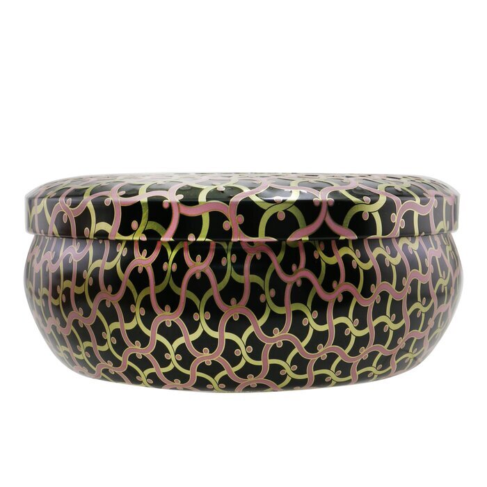 Voluspa 3-lont decoratieve blikkaars - Roze citroen grapefruit 340 g/12 oz