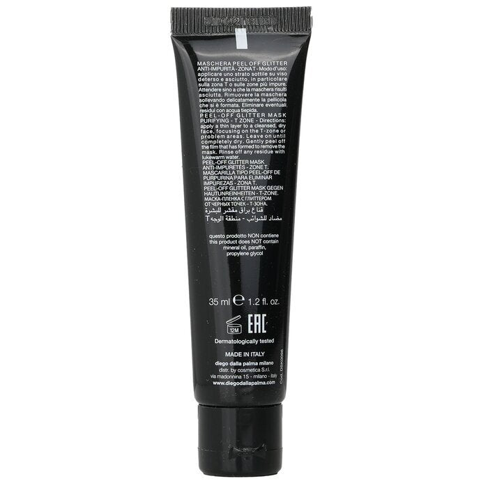 Diego Dalla Palma Milano Black Secret T Zone Peel-Off Glittermasker 35 ml/1,2 oz