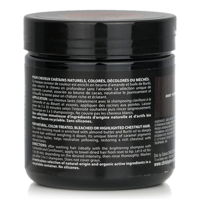 Christophe Robin Shade Variation Mask (verbetert de kleur en voedt diep) - Warm Chestnut 250 ml/8,33 oz
