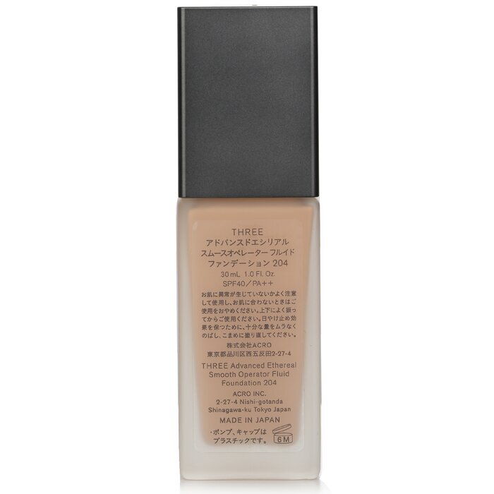 THREE Geavanceerde Ethereal Smooth Operator Fluid Foundation SPF40 - # 204 30ml/1oz