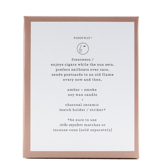 Paddywax Persona Kaars - Amber + Rook 113g/4oz