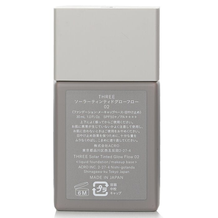 THREE Solar Tinted Glow Flow Vloeibare Foundation SPF 50 - # 02 30ml/1oz