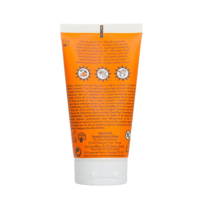 Avene Very High Protection Parfumvrije Fluid SPF50+ - Voor de normale tot gemengde gevoelige huid 50 ml