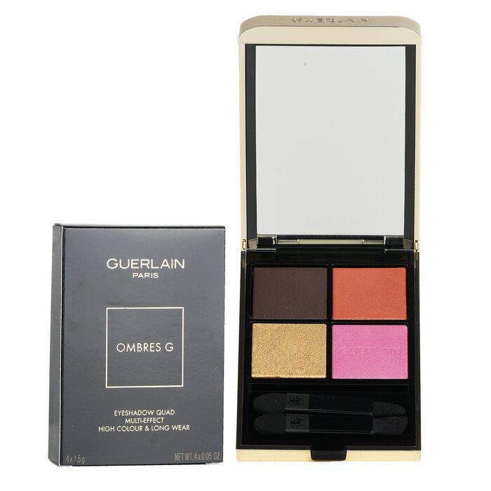 Guerlain Ombres G Oogschaduw Quad 4 Kleuren (Multi Effect, Intense Kleur, Langdurig) - # 555 Metal Betterfly 4x1.5g/0.05oz