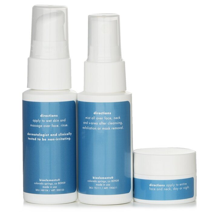 Bioelements 3-Step Mini Starter voor een Vette Huid set 3 stuks
