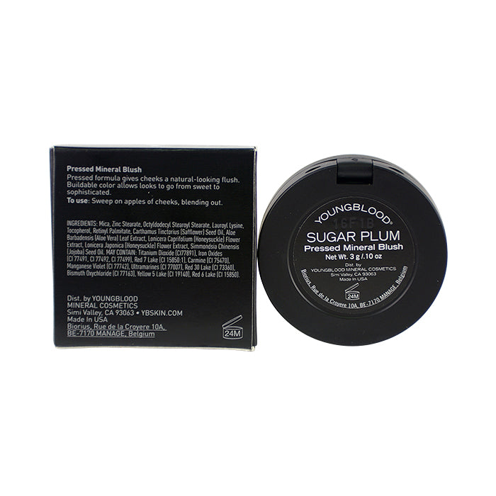 Youngblood Pressed Mineral Blush - Suikerpruim 3 g/0,11 oz