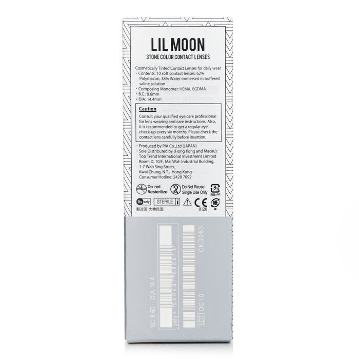 Pia Lilmoon Cream Beige 1 Day Color Contactlenzen - - 2.00 10st