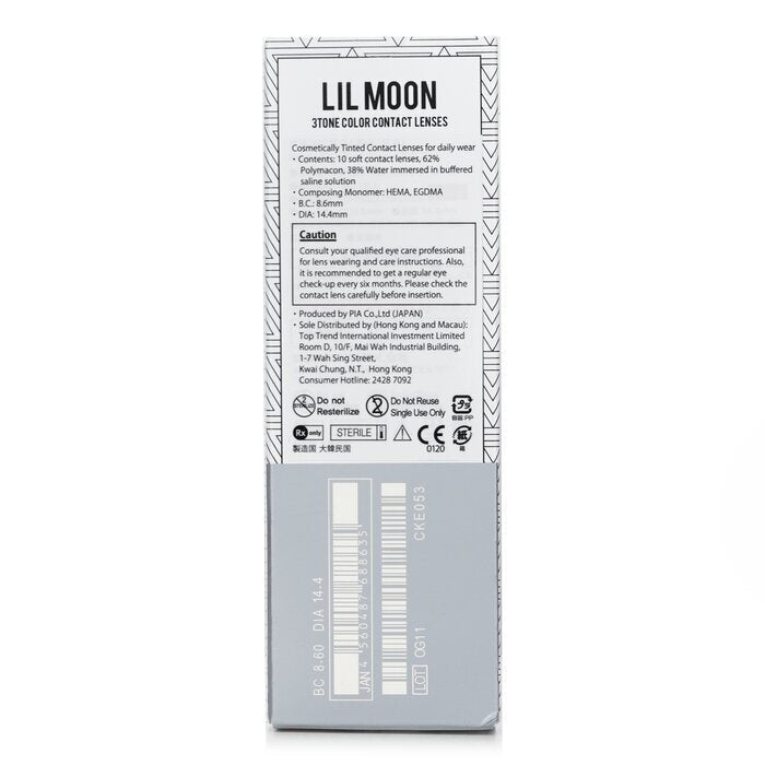 Pia Lilmoon Cream Beige 1 Day Color Contactlenzen - - 2.50 10st