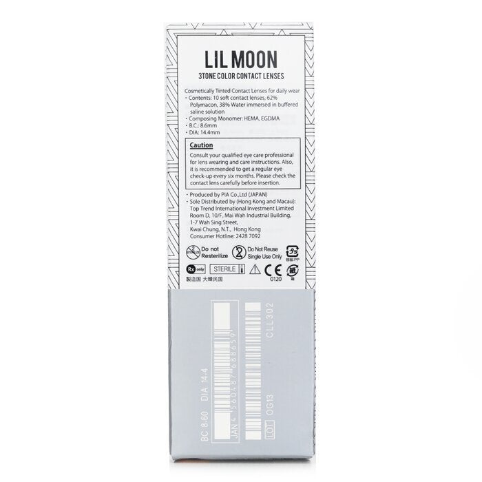 Pia Lilmoon Cream Beige 1 Day Color Contactlenzen - - 3.00 10st