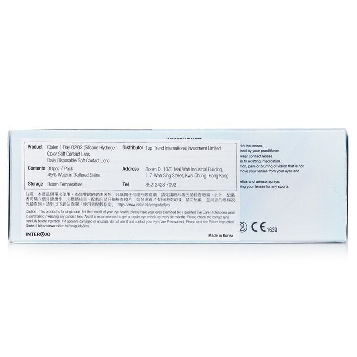 Clalen 1 Day O2O2 Clear Contactlenzen - -4.00 30 stuks