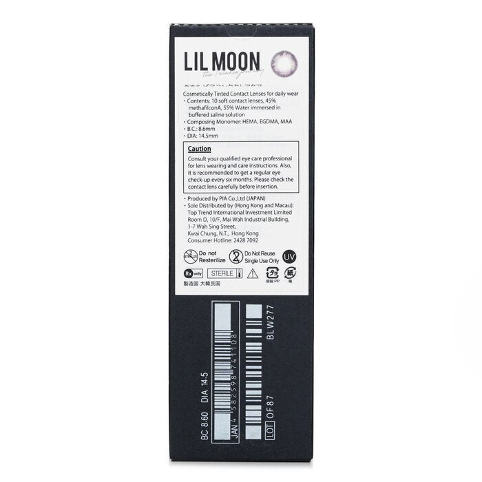 Pia Lilmoon Rusty Gray 1 Day Color Contactlenzen - - 3.50 10st