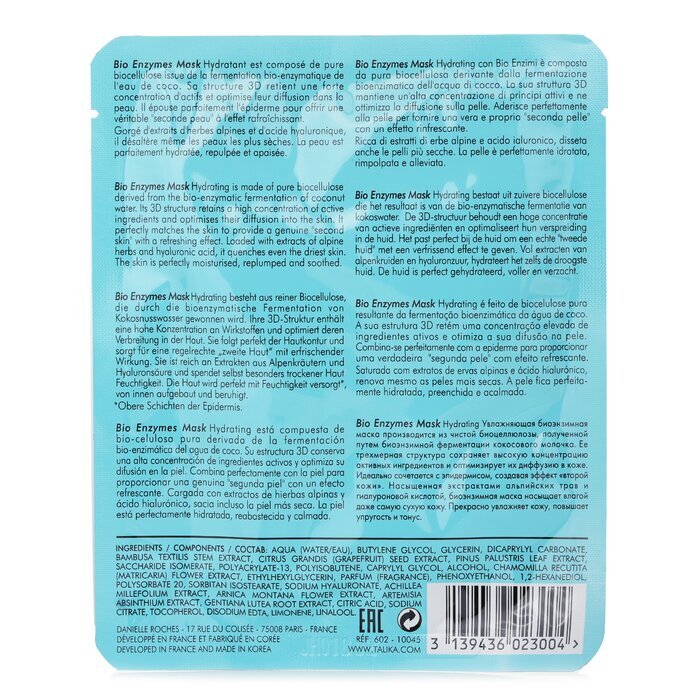 Talika Bio Enzymen Hydraterend Masker 20g