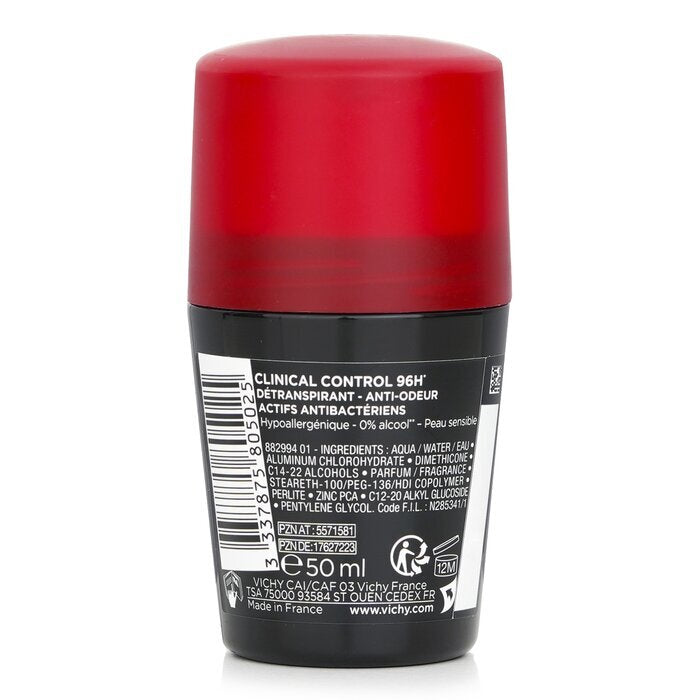 Vichy Homme Clinical Control 96H Anti-transpirant voor mannen 50 ml